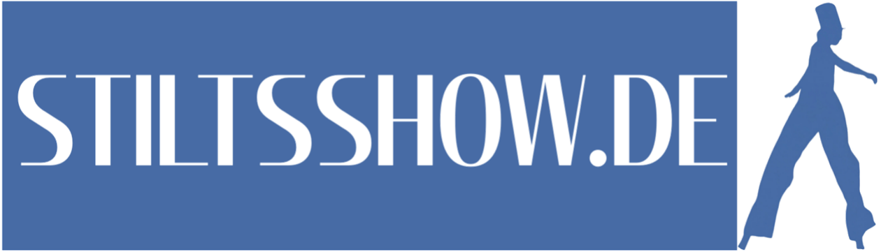 Essen Tanzshow Stelzenläufer beim Tanzen
